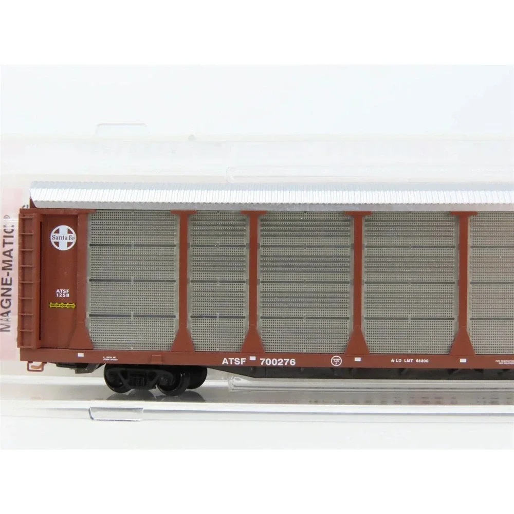 N Scale Micro-Trains 111010 ATSF Santa Fe 89' Tri-Level Closed Auto Rack #700276